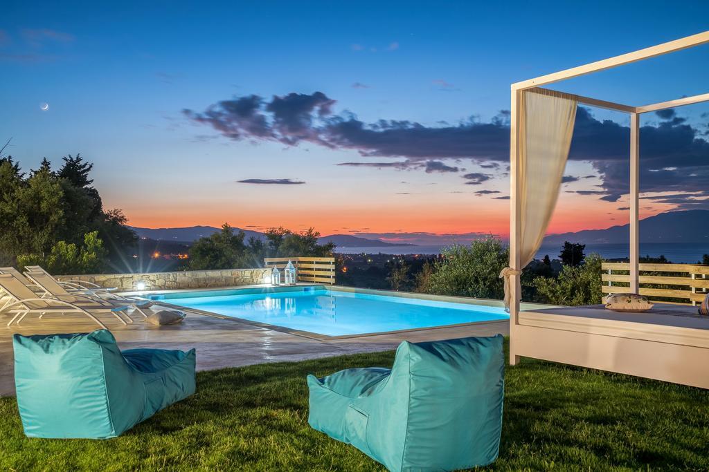Villa Merovigli - Sea Views & Private Pool, Ideal For Large Groups, By Zantewize Трагаки Экстерьер фото